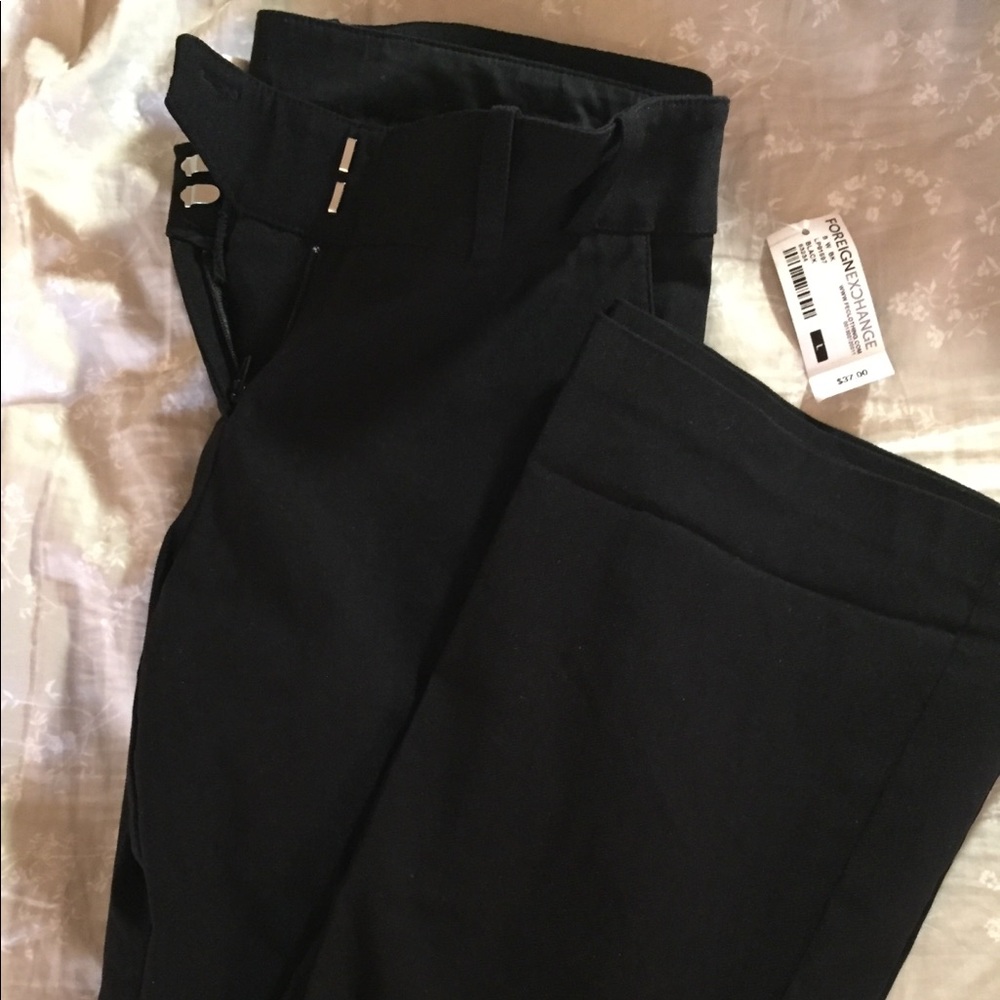 NWT Black stretchy trousers size L